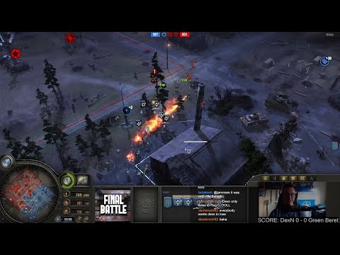 CoH1 Final Battle R1: DexN vs. Green Beret Bo3 - awesome underdog series