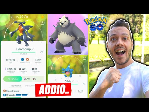 EVOLVO GARCHOMP SHINY & PANGORO! - Pokémon GO ITA