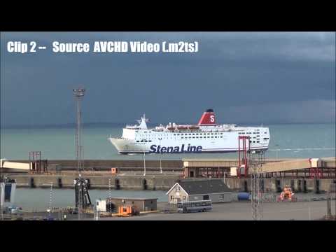 Random Sample clips Rosslare harbour