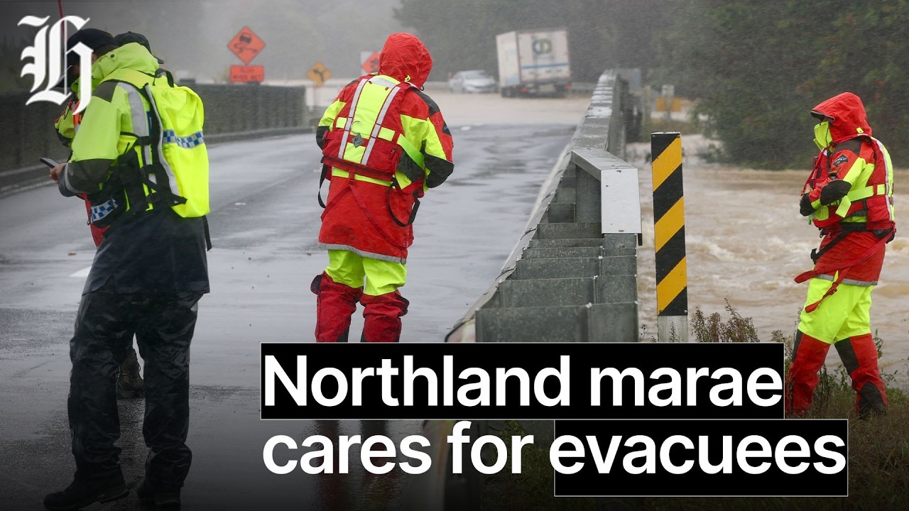 Whananaki's local marae caring for evacuees as area hit by flooding | Ryan Bridge TODAY