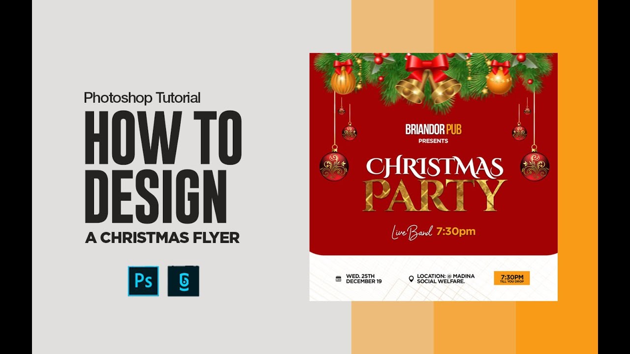 How to Create a Christmas Flyer in Photoshop