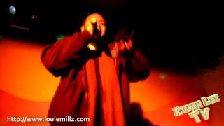 Louie Millz Performing At Major Hype Showcase 1-15-11