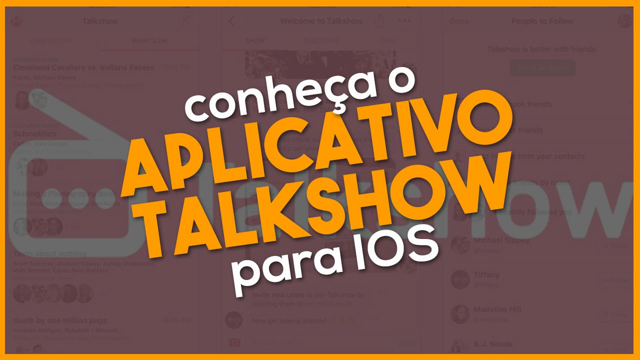 Talkshow: App para opinar e debater | Descubra como