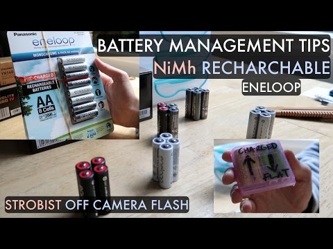 NiMh Rechargeable Battery Management Tips (Strobist Flash Batteries) Panasonic Eneloop
