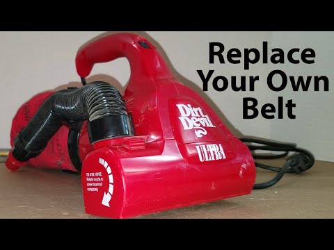 How to replace the belt on a Dirt Devil...