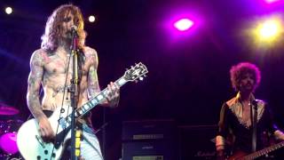 The Darkness performing &quot;Love Is Not The Answer&quot; at Terminal 5 in NYC.