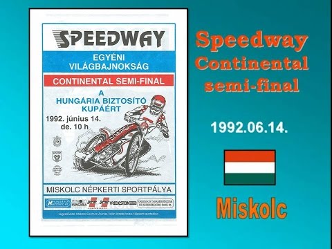 1992.06.14.Speedway continental semifinal-Miskolc(HUN)