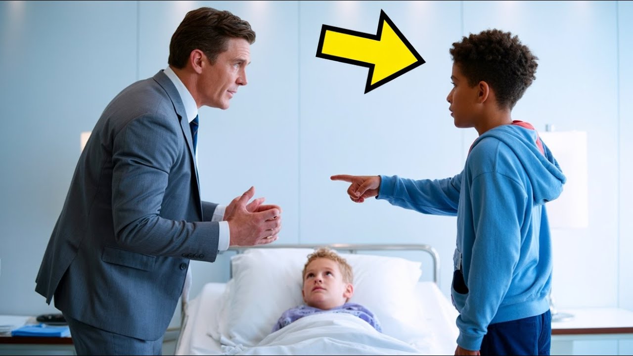 "EU SEI CURAR ELE!" diz menino desconhecido para empresário visitando seu filho no hospital!