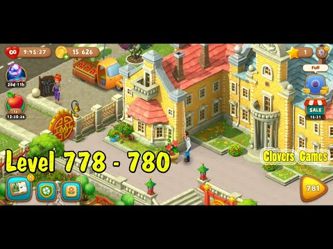 Gardenscapes Level 778 - 780