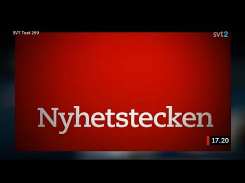 SVT2 - Nyhetstecken Intro - 2013