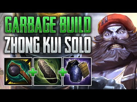 BIG BRAIN GARBAGE BUILD! Zhong Kui Solo Gameplay (SMITE Conquest)
