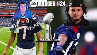 Sketch and Zach Lewis win the Super Bowl in Madden 24