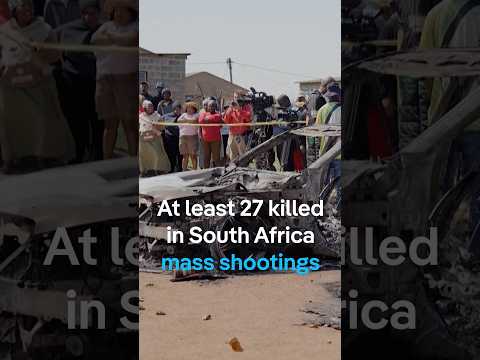 Dozens killed in two separate mass shootings in South Africa | DW News