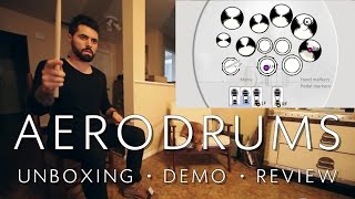 Video thumbnail for AERODRUMS - Unboxing, Review, and Demo w/ The Orlando Drummer by Adam Tuminaro (OrlandoDrummer)