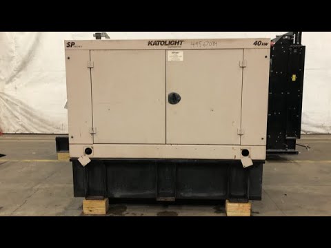 Katolight D40FRJ4 40 kW diesel generator John Deere 4045DF150 engine 57 Hrs, Yr 2003 - CSDG # 2796