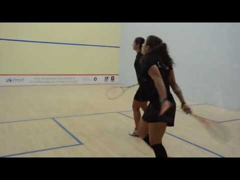 8- US Open 2013 Squash - Omneya Abdel Kawy (Egypt) v. [Q] Kanzy Emad El-Defrawy (Egypt)