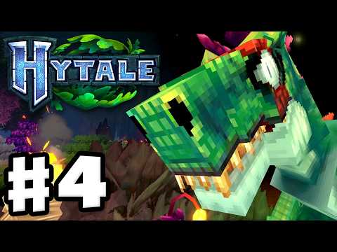 Hytale - Gameplay Walkthrough Part 4 - Update 1 with New Dinosaurs!