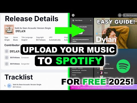 RELEASE YOUR MUSIC ON ALL PLATFORMS FOR FREE 2025 (SPOTIFY, APPLE MUSIC, ITUNES...)