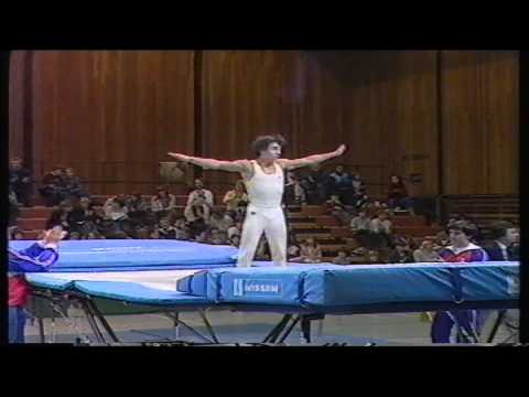 DANIEL PEAN TRAMPOLINE HERMESETAS WORLD CUP 1983