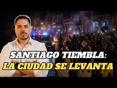 Noche de furia en Santiago: la policía no sabe hacia dónde correr