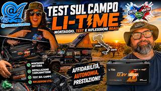 Test alla Ostia-Vasto e montaggio Batteria Li-Time 12v 100Ah