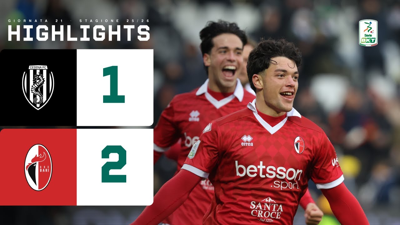 Cesena vs Bari Highlights
