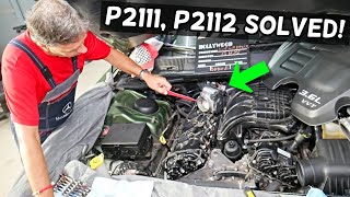 DODGE CHARGER CODE P2111 P2112 ELECTRONIC THROTTLE CONTROL, CHECK ENGINE LIGHT ON