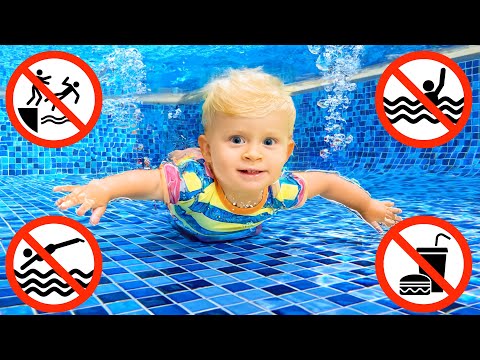 Cuộc phiêu lưu của Diana và Oliver trong bể bơi bơm hơi