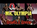 2019 Mr. Olympia - Open, 212, Figure, Men's and Women's Physique, Bikini. Review and Results