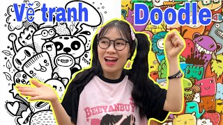 Bạn Lan Vẽ Tranh Doodle | Tuyết Tuyết TV