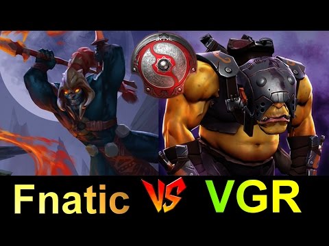 Fnatic vs VGR- Dota 2 The International 2016 Group Stage [BO2]