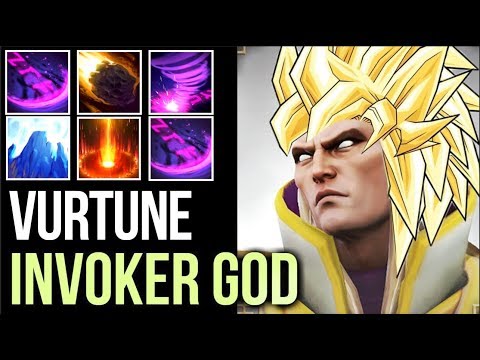 Vurtune Invoker God - Mad Skills Combo Plays Dota 2