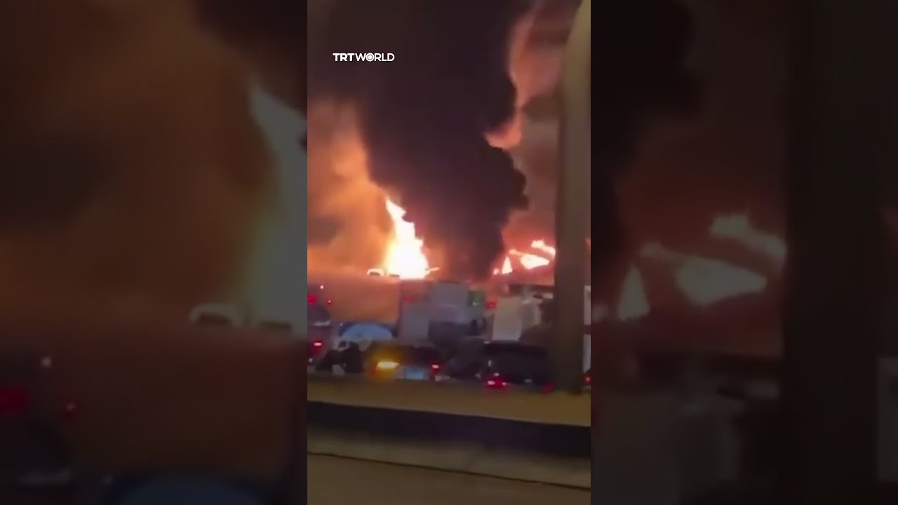 Video | Aftermath of Iranian drone strike on US embassy in Riyadh
