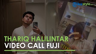 Ditinggal Keluarga Sendiri di Bandara, Thariq Halilintar Video Call Fuji: Akhirnya Ada yang Nemenin
