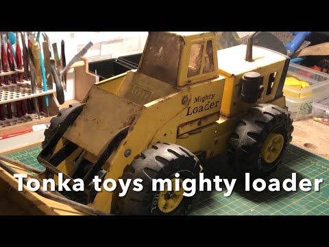 tonka mighty loader restoration