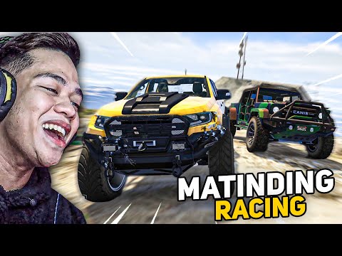 Unang KARERA ni MONSTER RAP sa GTA 5!! (LAKAS GRABE)