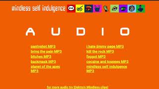 Mindless Self Indulgence - Panty Shot (Studio Version, mindlessselfindulgence.com Snippet, 2000)