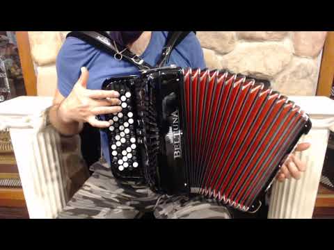 BELTSTUIIC60BK - Black Beltuna Studio II K Chromatic Button Accordion C System MM 62 60 $4499