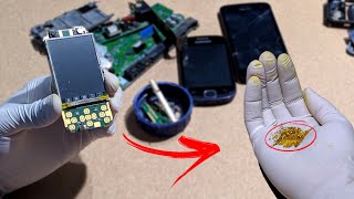 HOW TO REMOVE GOLD FROM CELL PHONES / SMARTPHONE AND ELECTRONICS DIY