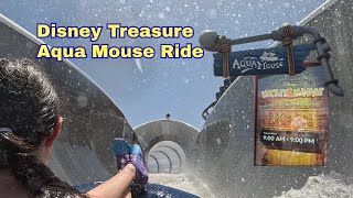 AquaMouse Ride POV | Disney Treasure’s Splashy Onboard Coaster!
