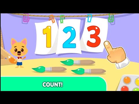 Wash the numbers 🔢 - Learn to trace Numbers from 0 to 10 by cleaning them!!