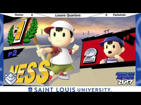 SLU Smash 4 Biweekly #9 - Losers Quarter - Nestec (Ness) vs Failwhale (Ness, Lucas)