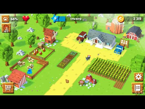 Blocky Farm Gameplay (PC UHD) [4K60FPS]
