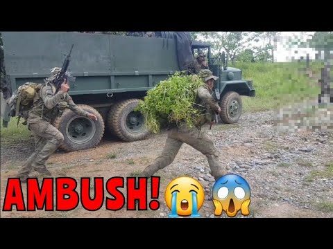 AMBUSH ATTACK! Army React to Ambush!