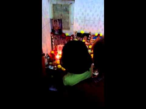 Anarghya reciting some shlokas