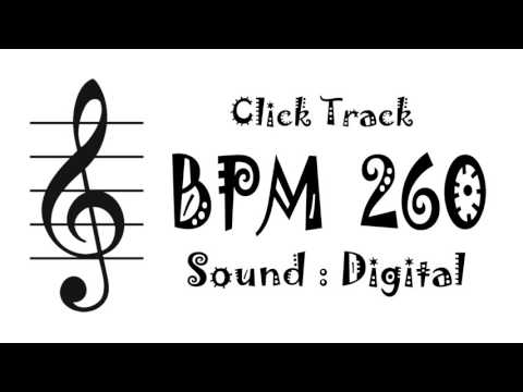 【BPM 260】Digital - Click Track Metronome