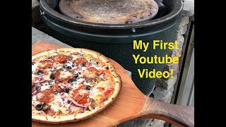Handmade wooden pizza spatula for the Big Green Egg: Part I