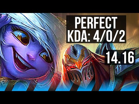 TRISTANA vs ZED (MID) | 69% winrate, 4/0/2 | NA Challenger | 14.16