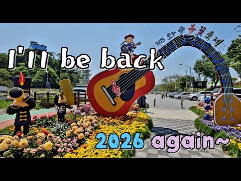 전남 화순봄꽃축제 | 아듀 2025년 | 환상적인 봄꽃 여행 | 개미산 전망대 | 꽃강길