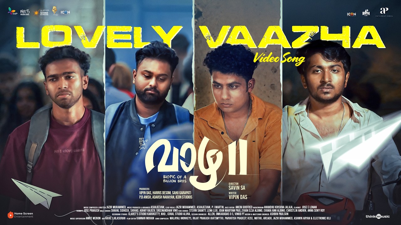 Lovely Vaazha - Video Song | Vaazha 2 | Jazir | AshaJeevan | Ankit Menon |Vipin Das|Savin Sa|Hashir